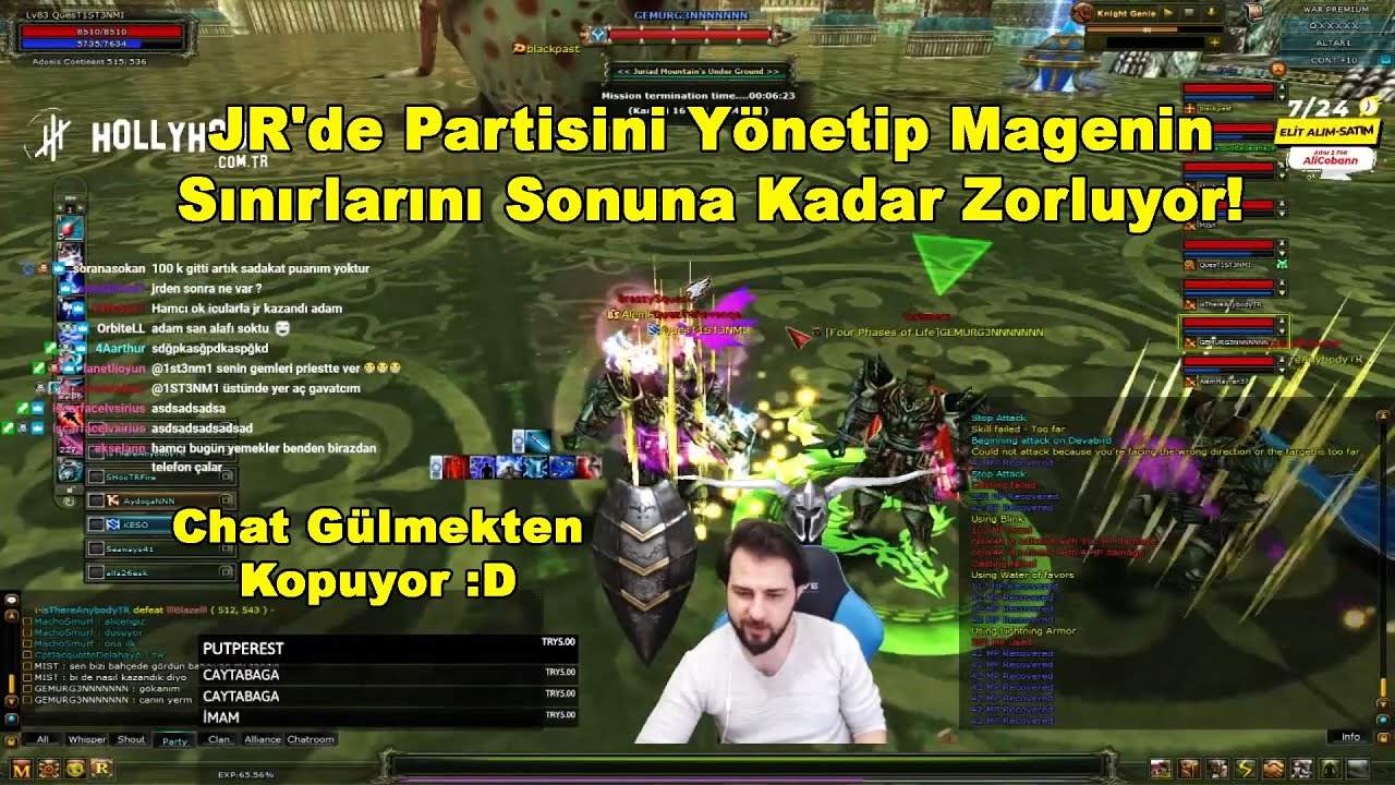 1ST3NM1 - JR'de Partisini Yönetip Magenin Sınırlarını Sonuna Kadar Zorluyor! | Knight Online