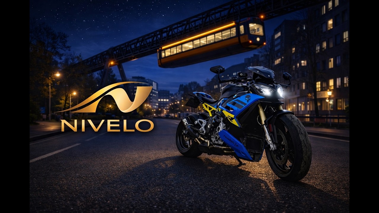 Night Ride Germany Remscheid To Wuppertal Suspension Monorail | BMW S1000R (4K)| Getting A Free Mind