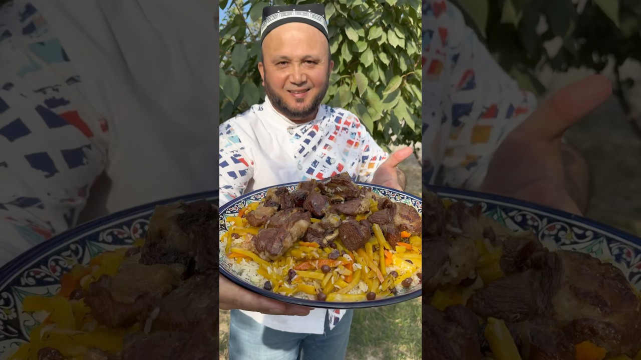 Uzbek pilaf #плов #recipe #uzbekistan #food #cooking
