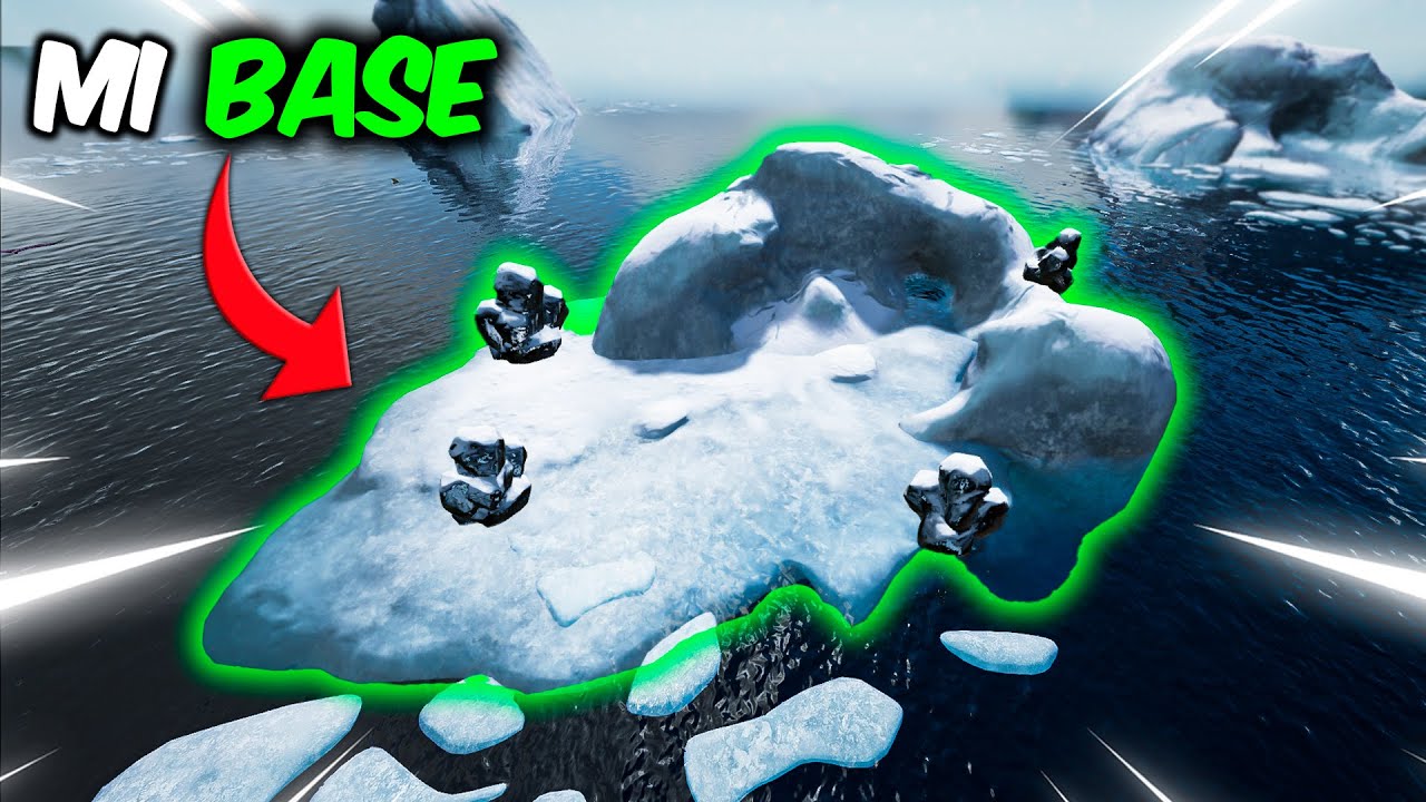 Cómo 3 Youtubers Sobrevivieron 1 Semana en un Iceberg en Ark