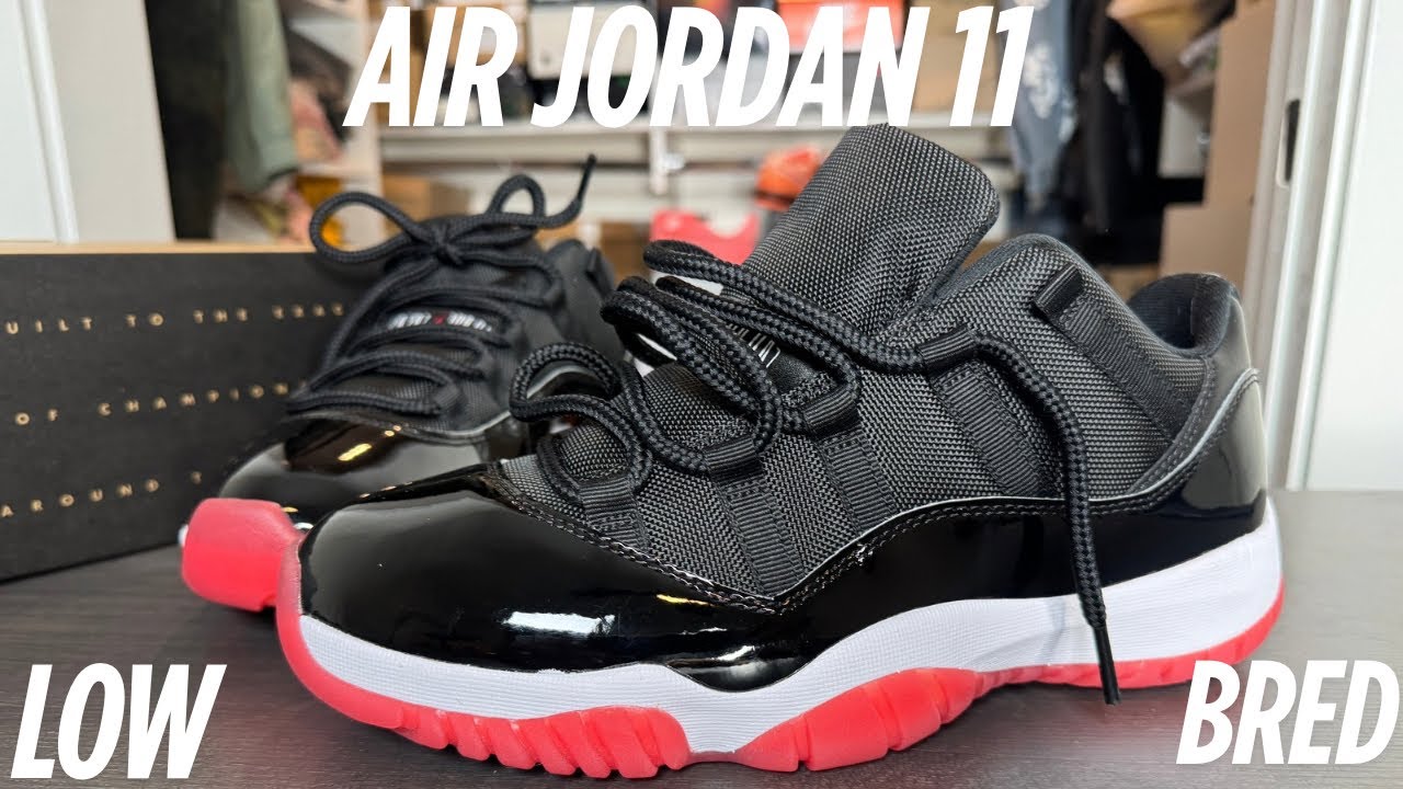 Air Jordan 11 Low Bred On Feet Review