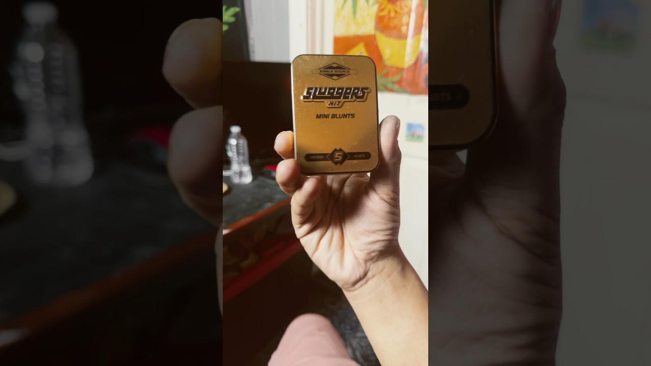LETS TRY SLUGGERS HITS MINI BLUNTS  #slugger #thcareview #thca #thc #blunt #cheerski #bud
