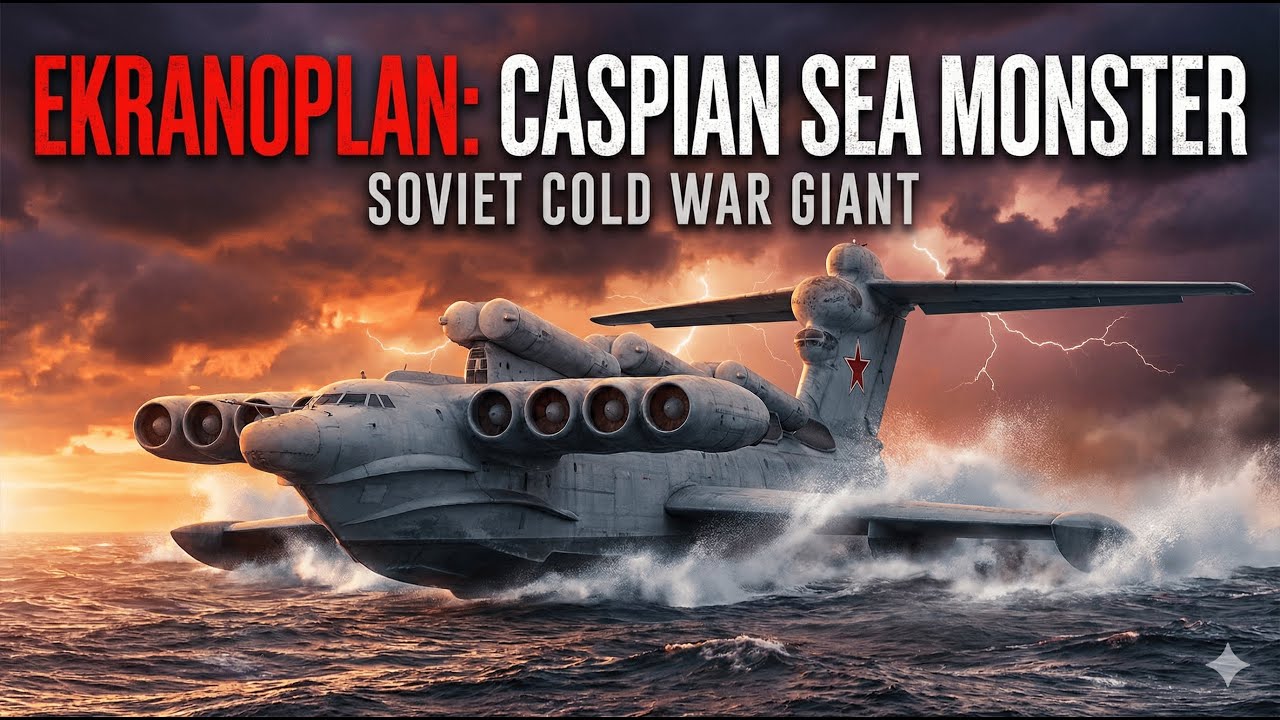 Why the Soviet Union Built This Insane ‘Sea Monster’ Plane – The Ekranoplan Story