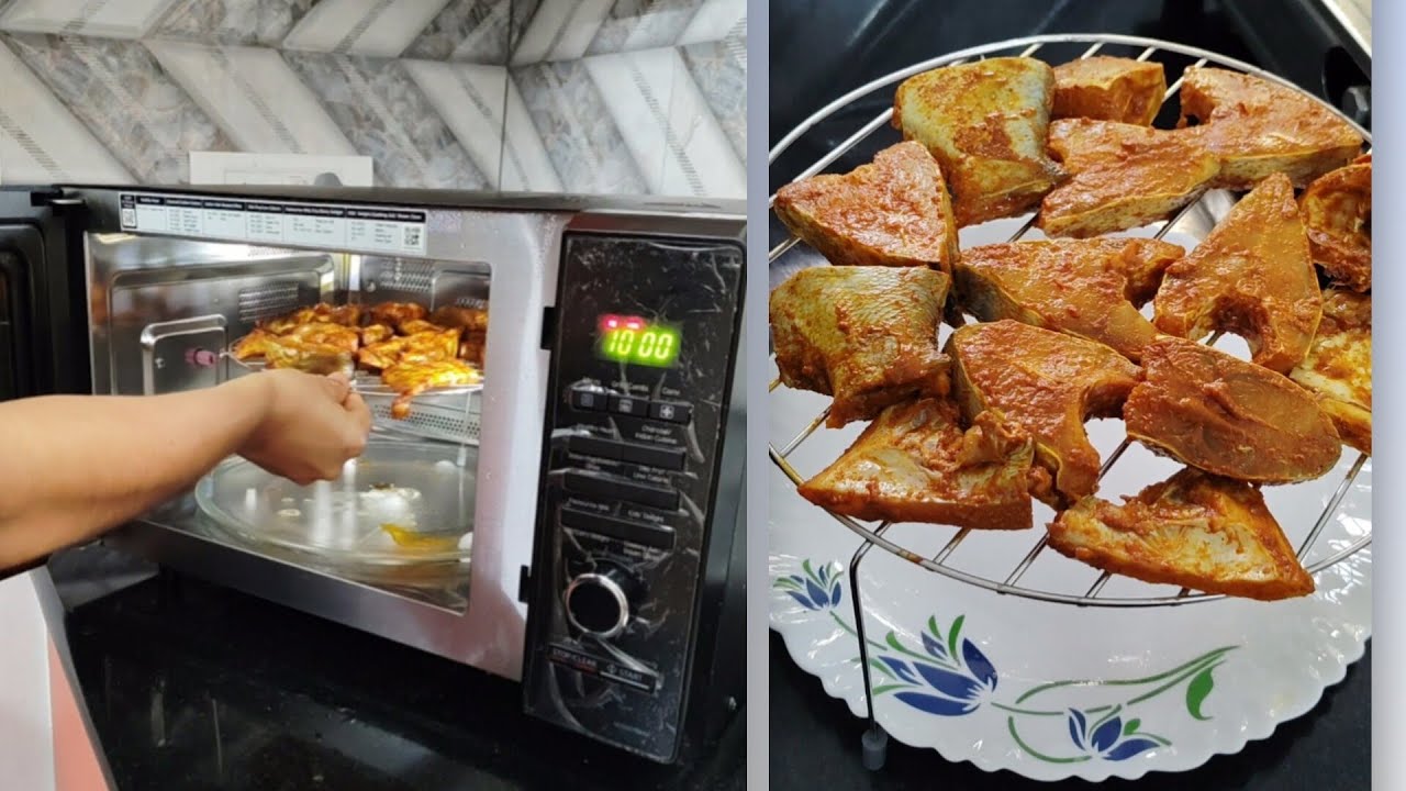 ഒരു തുള്ളി എണ്ണ ഇല്ലാതെ ഫിഷ് ഫ്രൈ ഓവനിൽ.. How to make fish fry in oven 