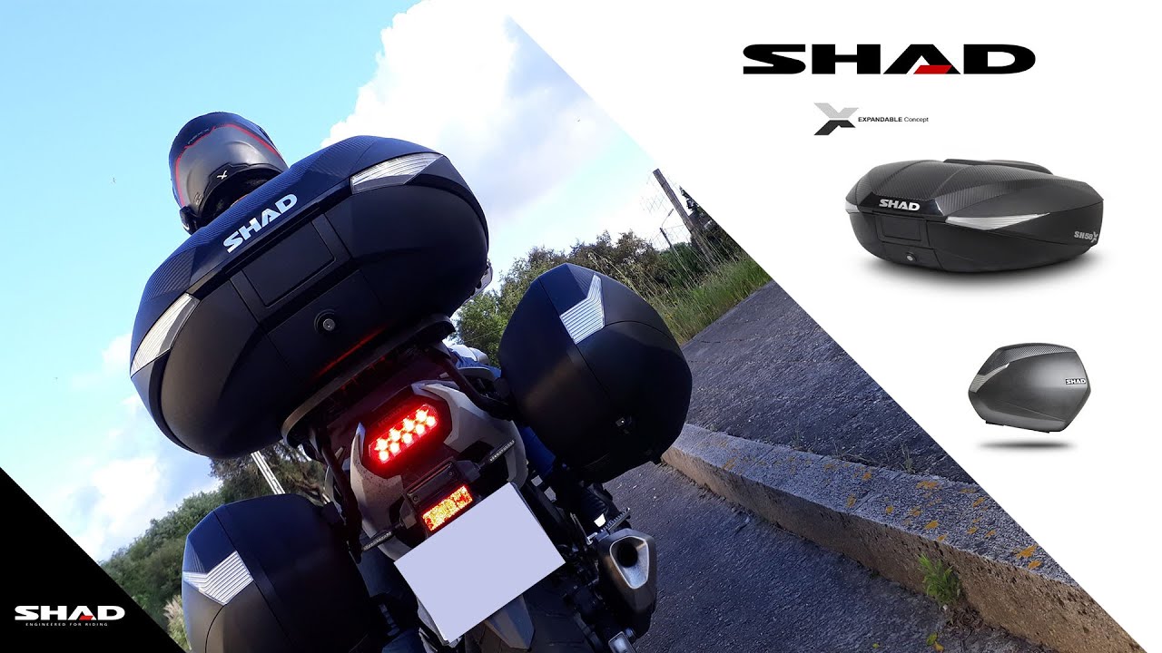 NC 750X: malas SHAD SH36 & SH58X | FULL Review