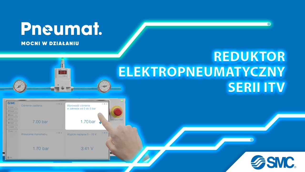 Reduktor elektropneumatyczny ITV SMC - regulator dla przemysłu drukarskiego, tworzyw sztucznych