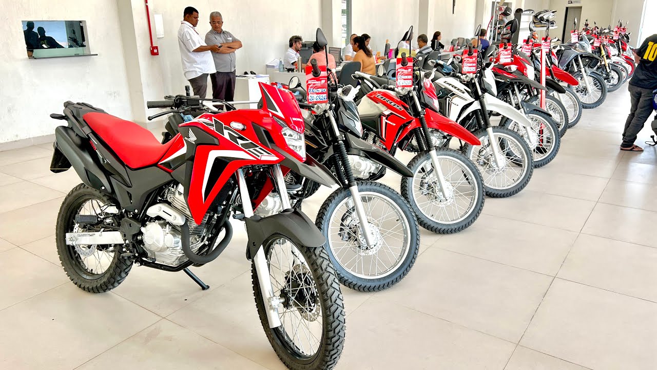 FUI NA HONDA E COMPREI UMA XRE 300 2023