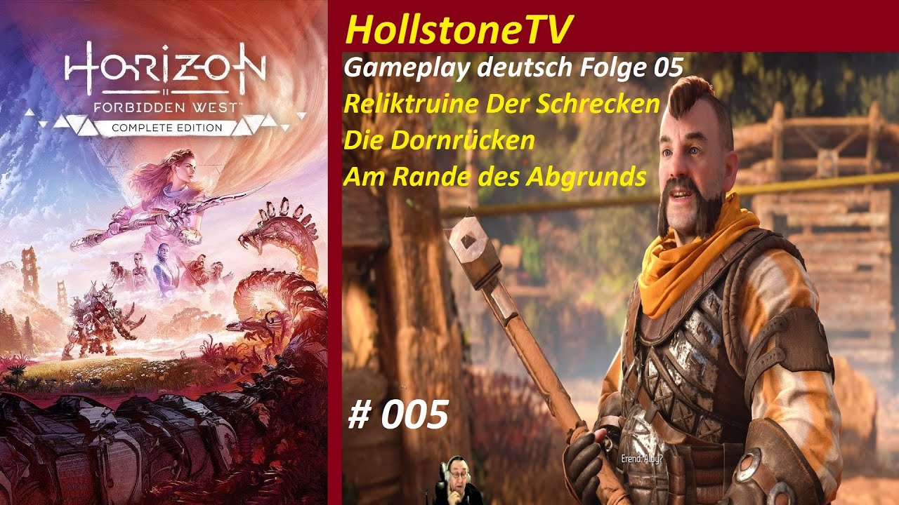 005 Horizon Forbidden West Gameplay deutsch Reliktruine Der Schrecken Die Dornrücken Opa Mario zockt