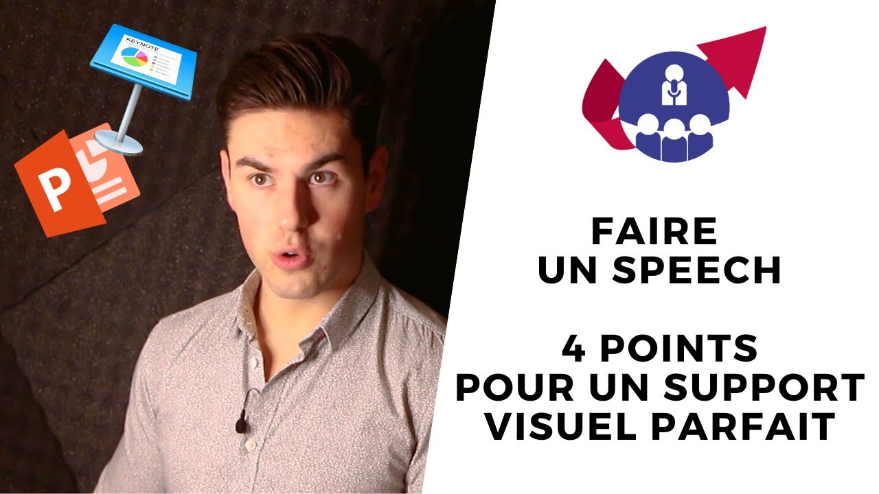 Comment faire un SPEECH REUSSI : 4 points pour un SUPPORT VISUEL PARFAIT (prise de parole en public)