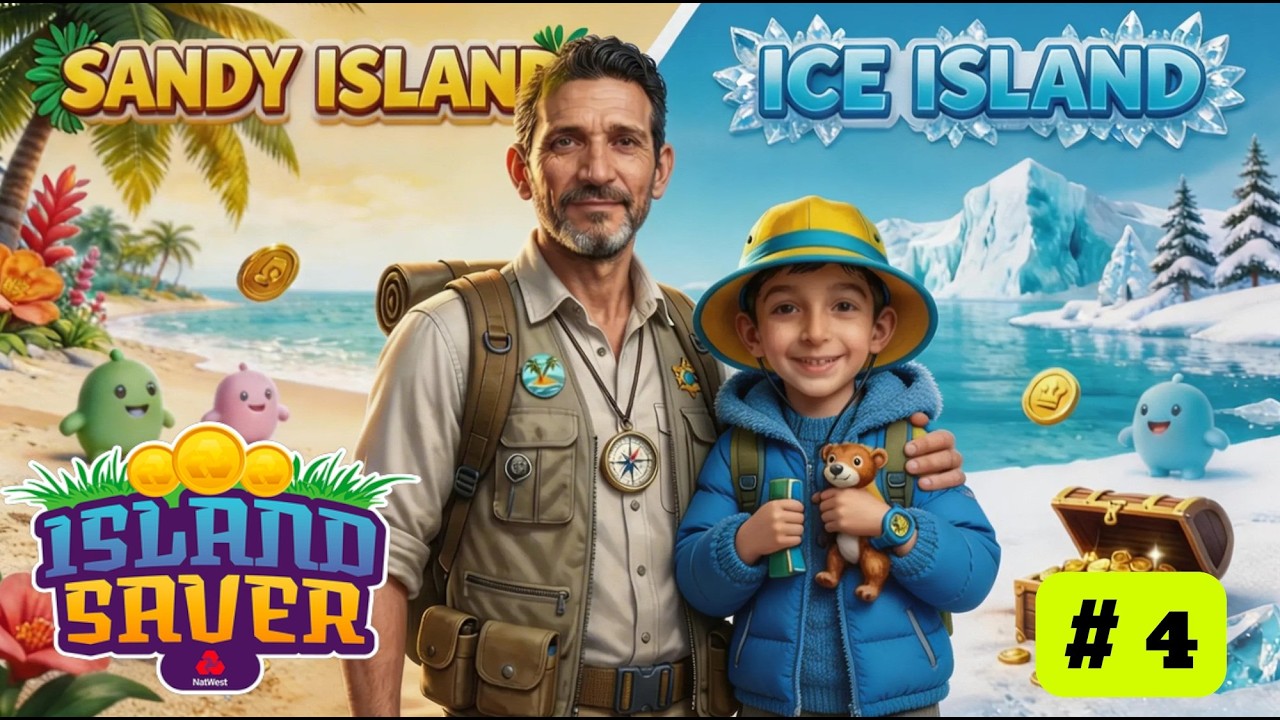 VEDA EDİYORUZ! 🏖️ Sandy Adası Bitti, BUZ ADASINA Geçtik! | Island Saver Bölüm 4 #oyun #islandsaver