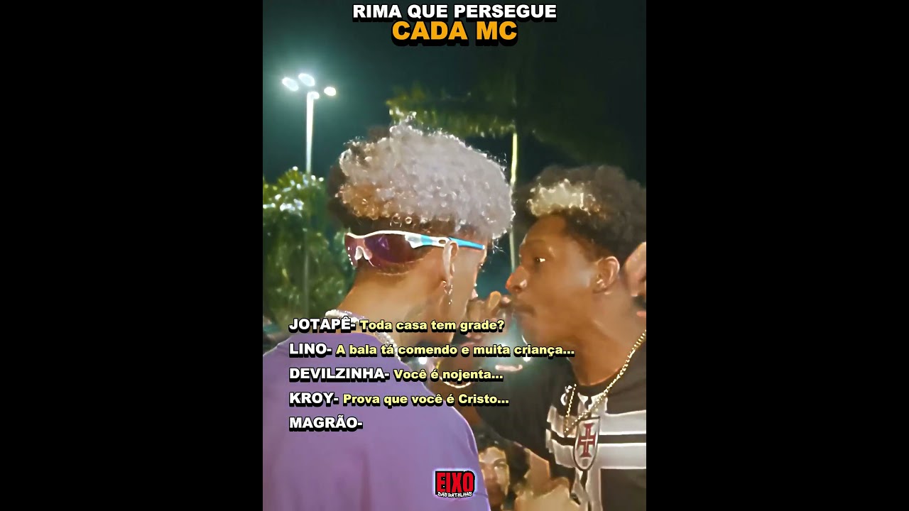 RIMA QUE PERSEGUE CADA MC #batalhaderima #compilado  #edit