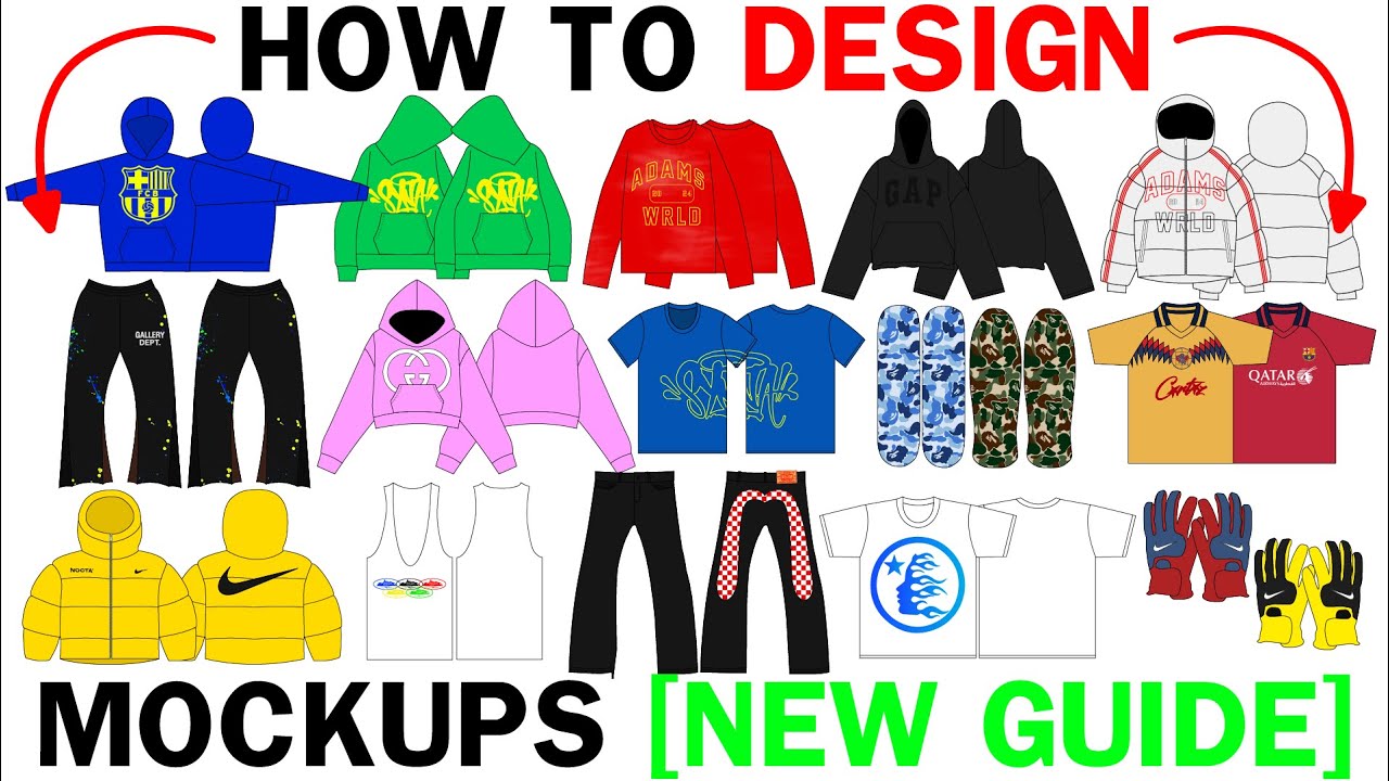 How To Design Mockups For Your Clothing Brand [WALKTHROUGH]