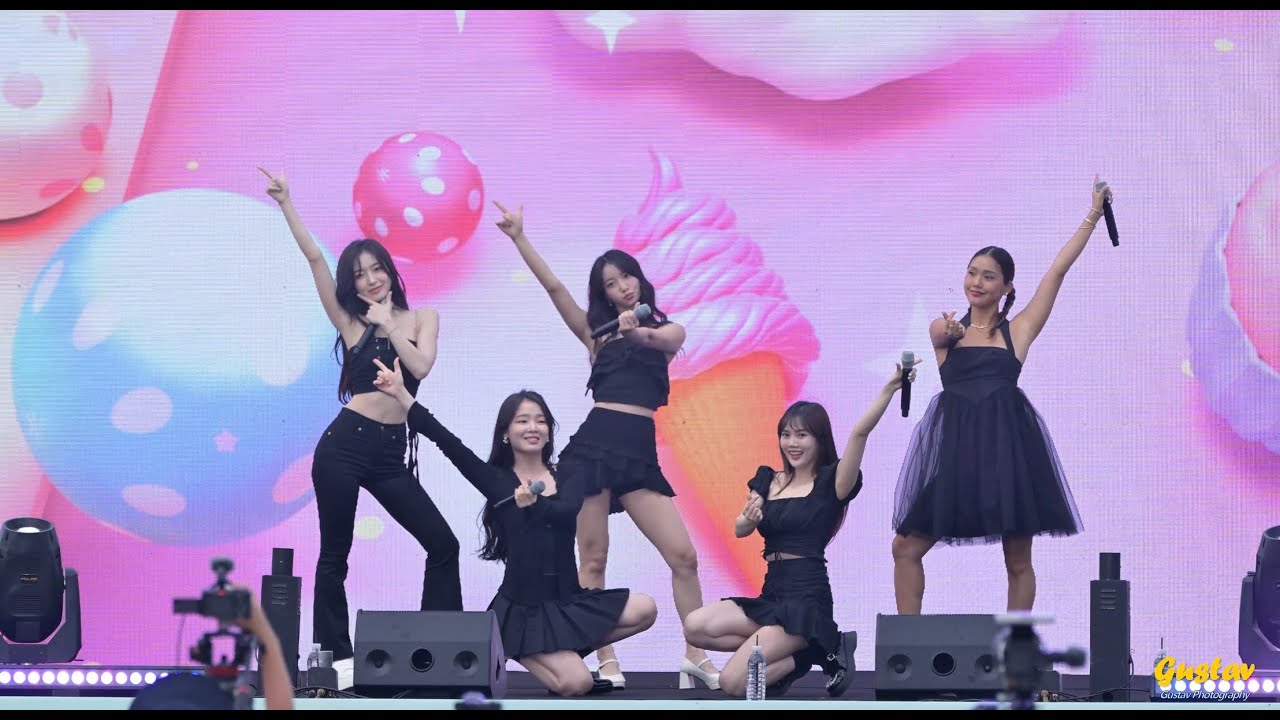 [직캠/FANCAM] 240605 오마이걸(OH MY GIRL) 던던댄스, 돌핀, 비밀정원, 살짝 설렛어 @ 전통시장  청년 상인 축제
