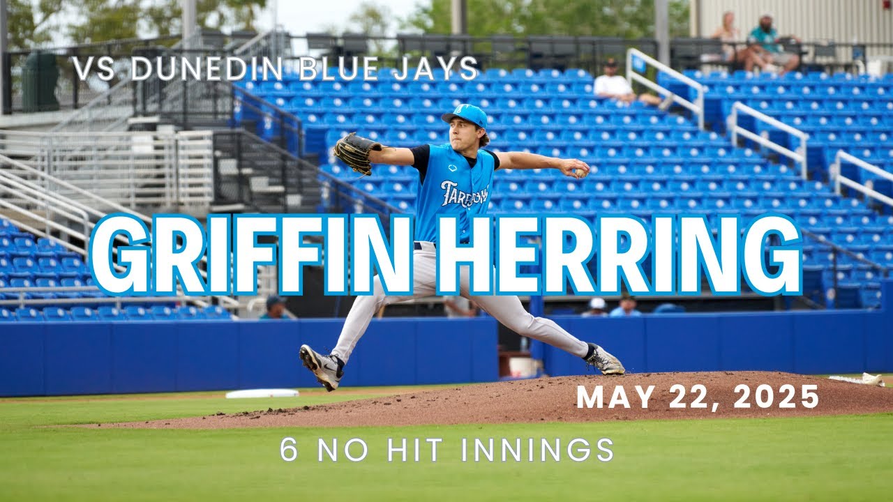 Griffin Herring, Left Handed Pitcher, Tampa Tarpons, May 22, 2025, 6 No-Hit Innings