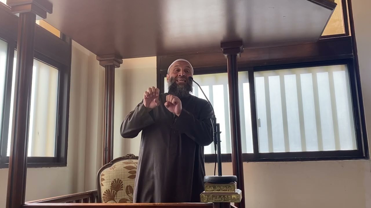 @الشيخ بلال حدارة- خطبة الجمعة من على منبر مسجد الإحسان بعنوان 