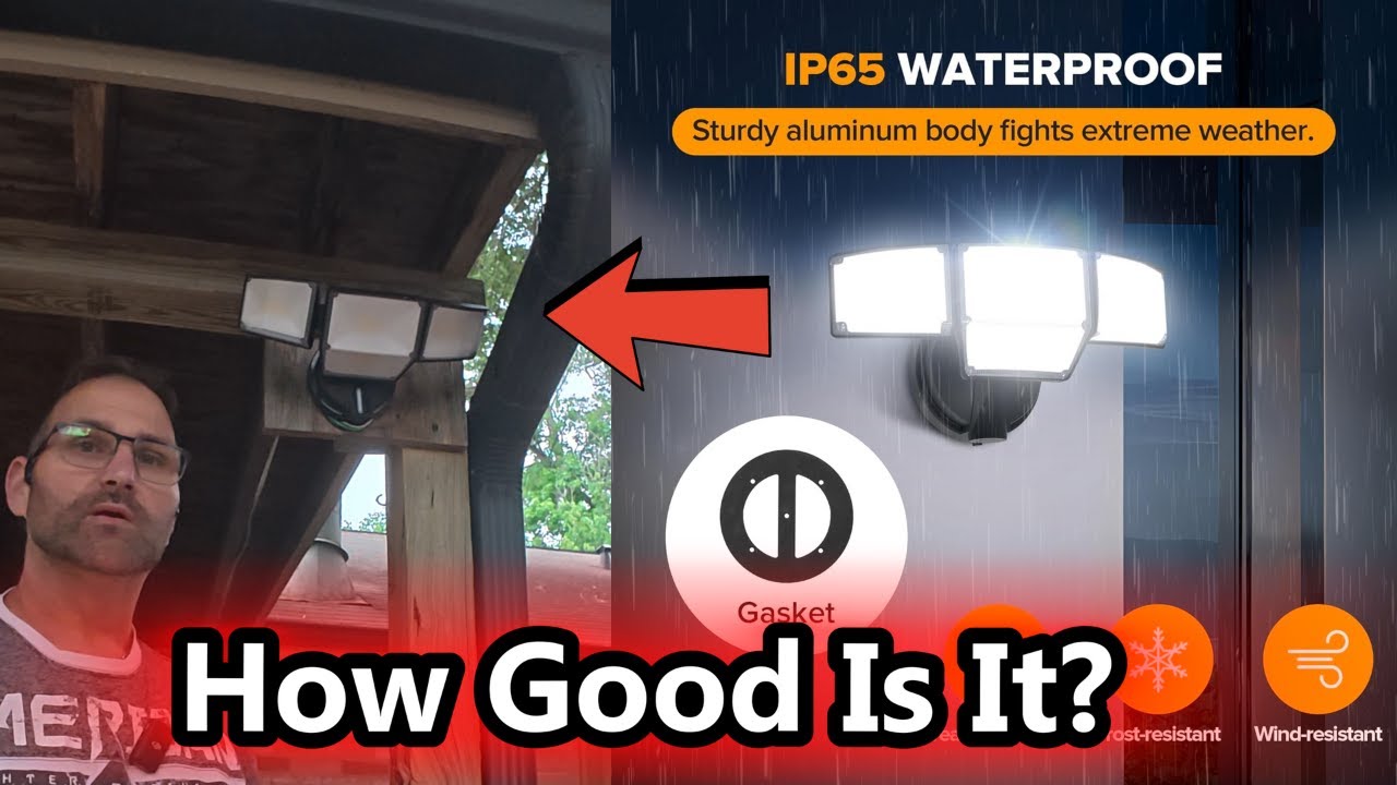 “LUTEC 80W Flood Lights   Brightest Outdoor Security Lights?