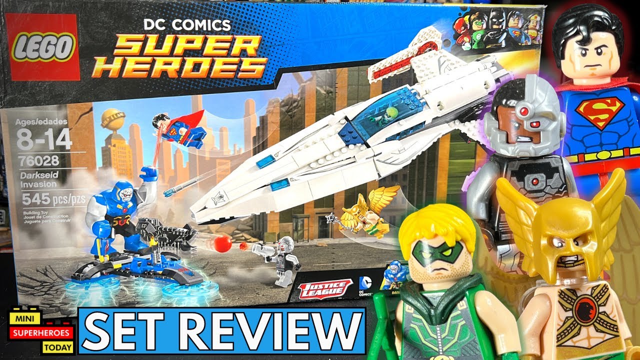 REVIEW: LEGO Justice League JAVELIN Darkseid Invasion - Set 76028 Review