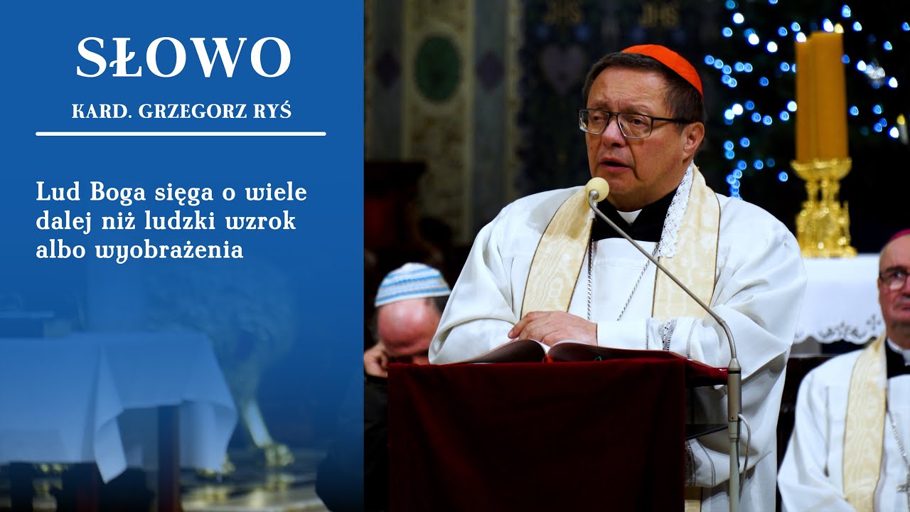 Kard. Grzegorz Ryś w Płocku: Lud Boga sięga o wiele dalej niż ludzki wzrok albo wyobrażenia