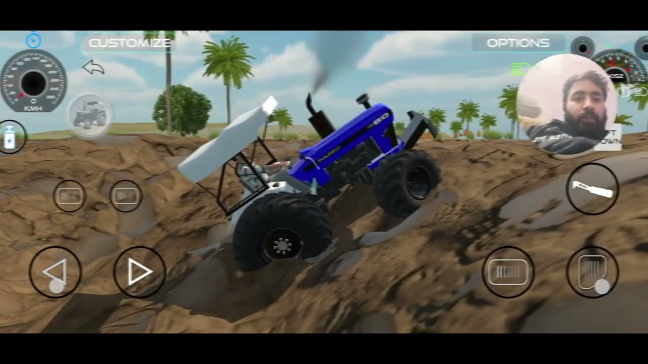 Daldal mein tractor fasa ab kaise nikalega Baba 🚜😞