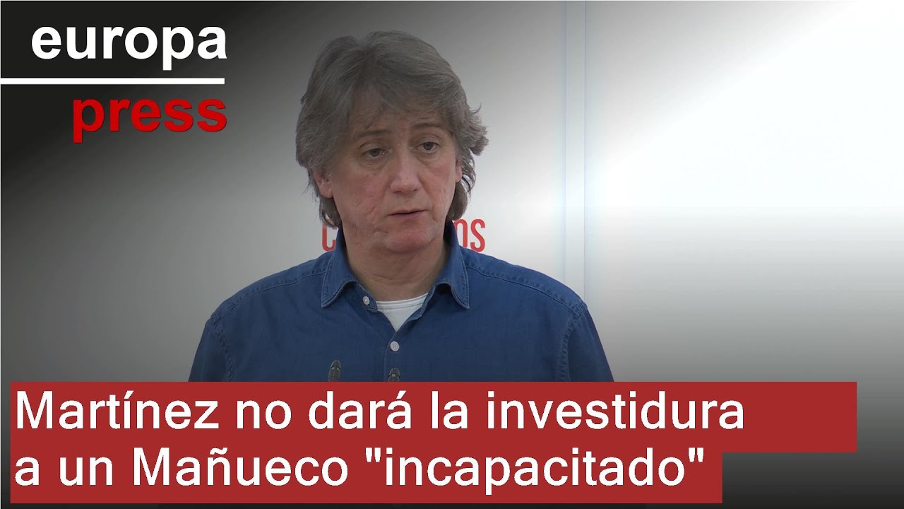 Martínez no propiciará la investidura de un Mañueco 
