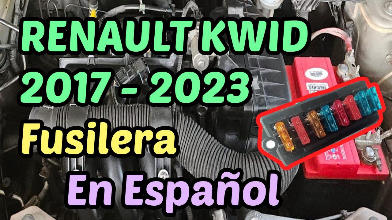 DIAGRAMA de FUSIBLES Renault Kwid 2017 - 2023 [ En Español ]