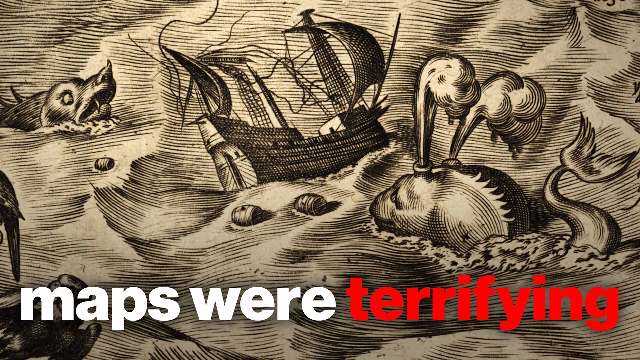Why Were Old Maps Full Of Sea Monsters?