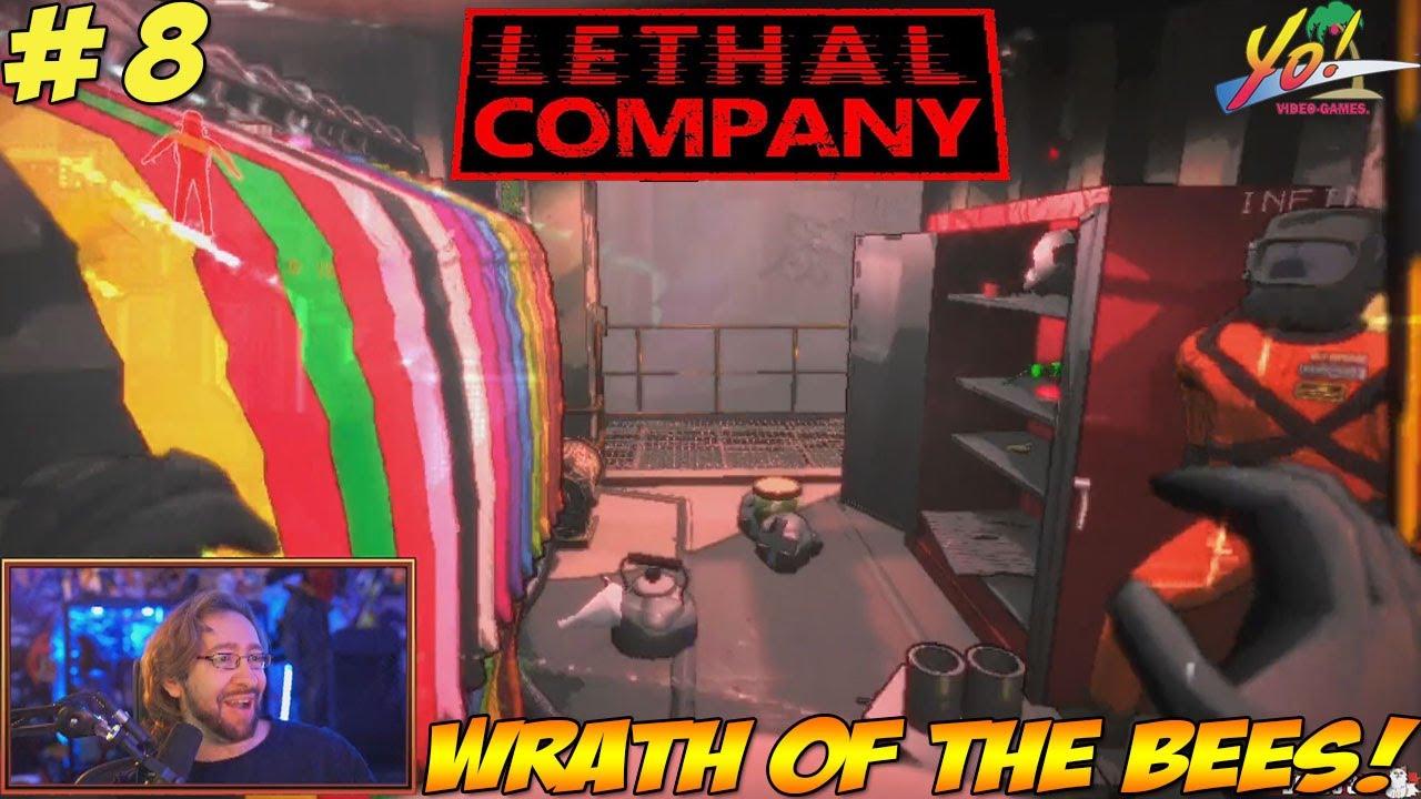 Lethal Company! MODDED! The Wrath of the Bees! Part 8 - YoVideogames