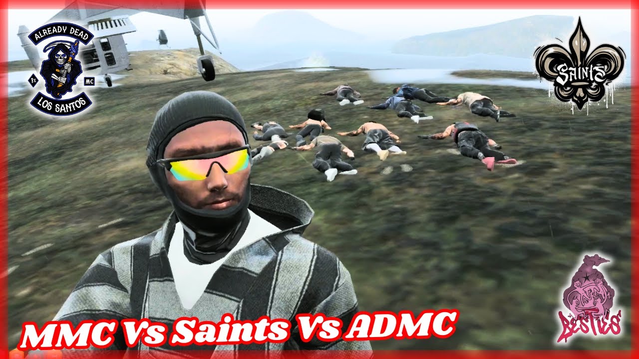 MMC Vs Saints Vs ADMC | Fight For Cargo Crate (Multi Pov) | NoPixel 4.0 GTARP