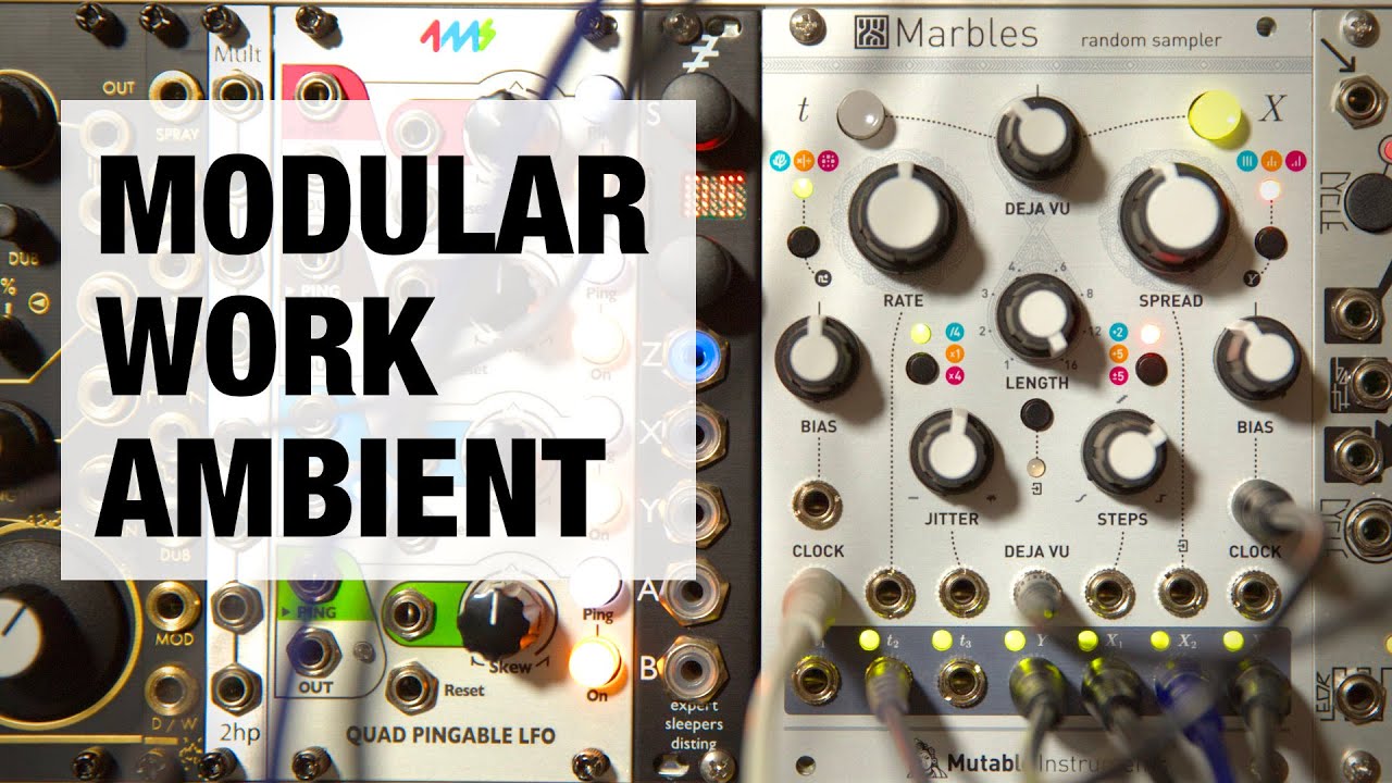 Ambient Music for Work with Moog Mother-32 and Mutable Instruments Marbles
