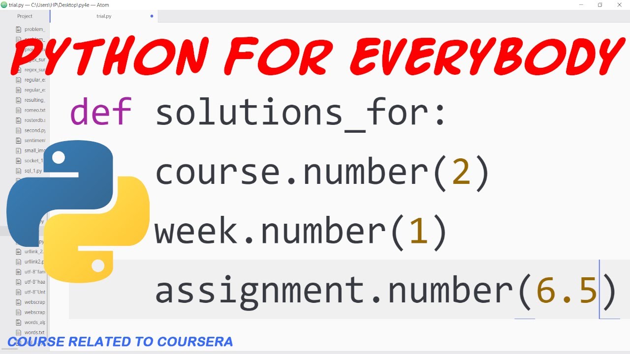 Python for Everybody Answers | Course 2 | Week 1 | Assignment 6.5