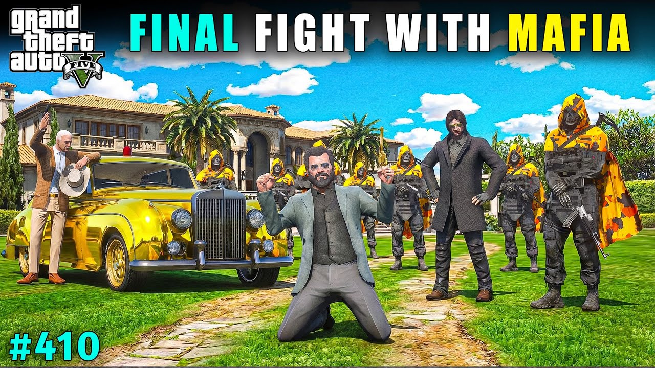 MICHAEL’S FINAL FIGHT WITH THE MAFIA 🔥| GTA V GAMEPLAY #410