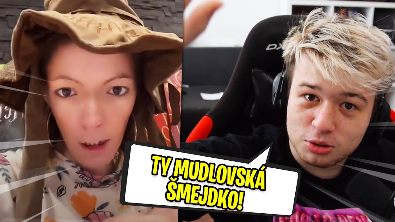 Adel rozbaluje věci od HARRYHO POTTERA