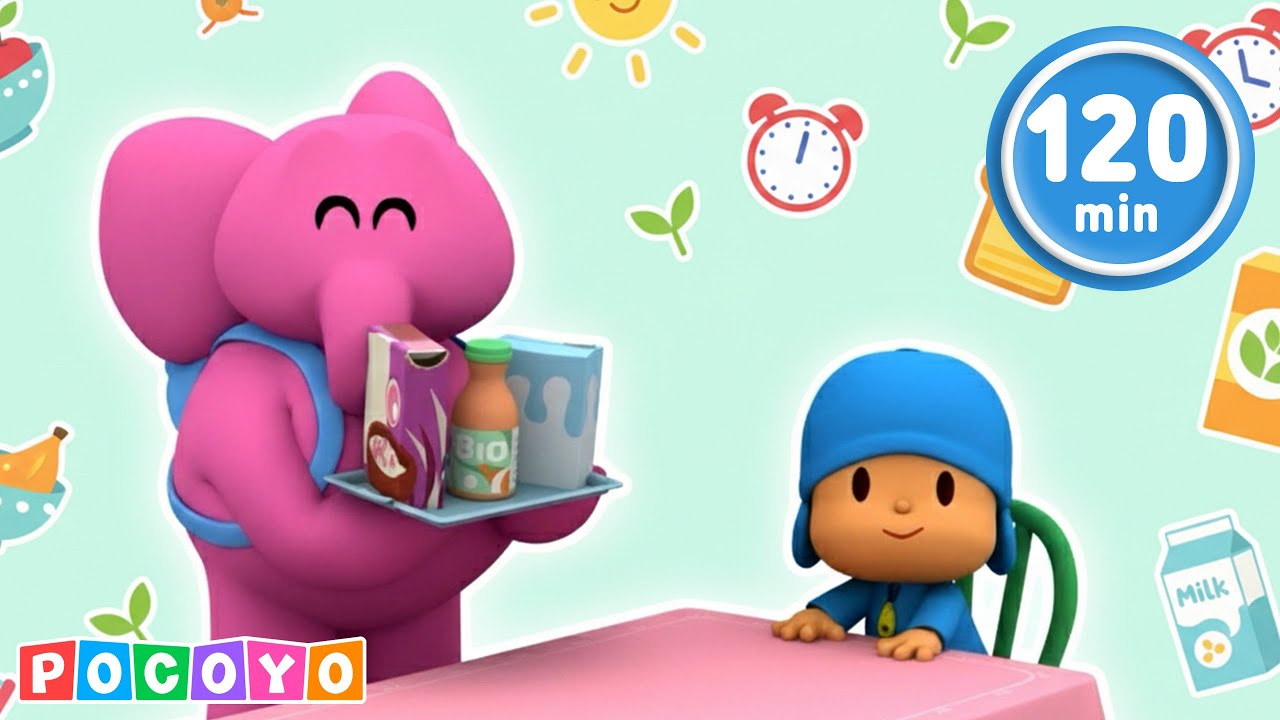🍴 ¡A COMER! ¡El delicioso desayuno de Pocoyo! Adquiere hábitos saludables | Pocoyo 🇪🇸 Español