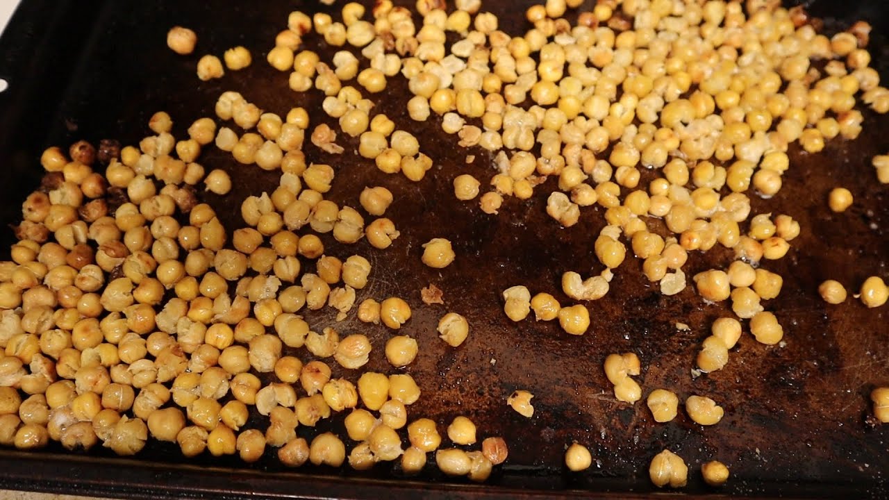 Crispy Chickpeas From Dried Chickpeas: A Cheap, Healthy Snack