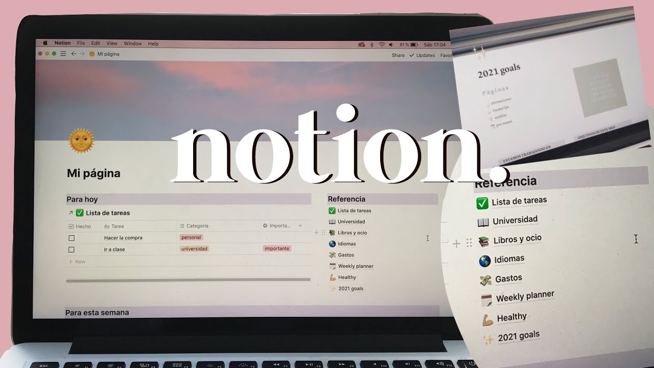 Cómo usar NOTION y la mejor plantilla de organización. Notion template free