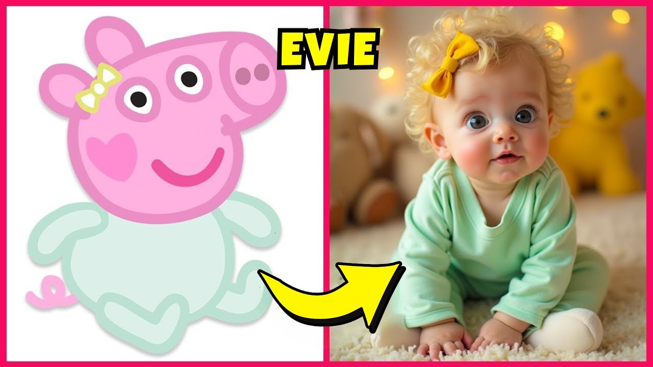 Personajes PEPPA PIG como HUMANOS 😱¡Adivina la voz! ​🔊Evie pig, Suzy Oveja, George Pig |Adivina Quiz