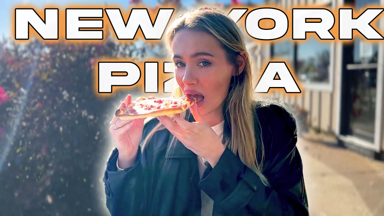 Russian Girl First Time Trying New York Pizza!!