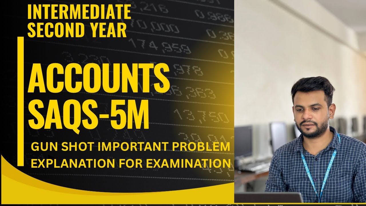 ACCOUNTS ||SAQ|| VSAQs|| PART-1| SECOND YEAR || DEPRECIATION ACCOUNT || 5 AND 2 MARKS PROBLEM ||