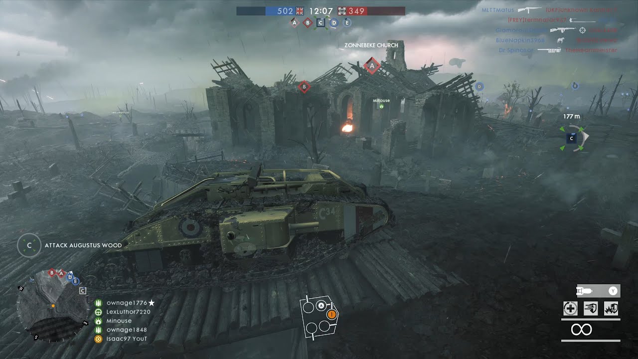 Battlefield 1: Conquest gameplay (No Commentary)