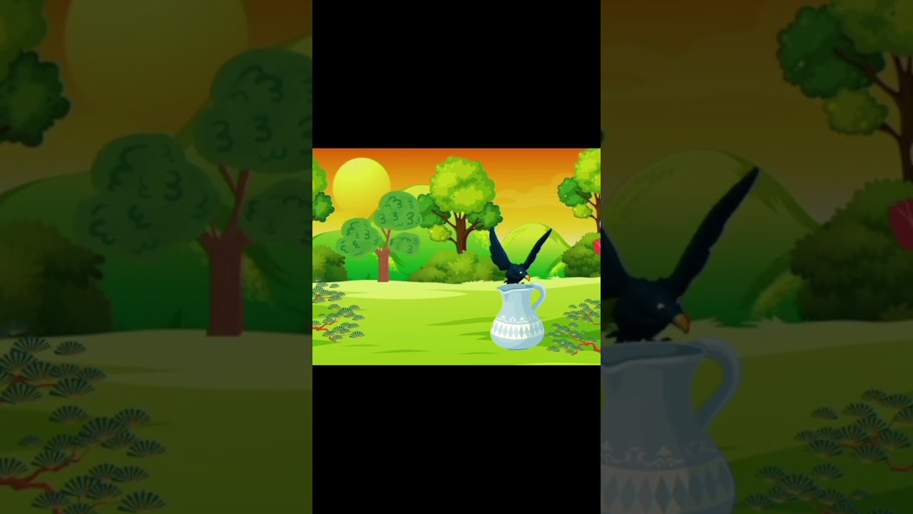 Thirsty Crow story in English|short story|#kidsstory #bedtimestories #moralstories