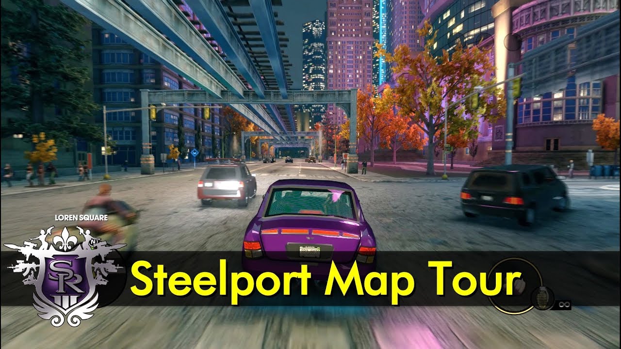 Steelport City Map Tour | Saints Row: The Third - The Game Tourist