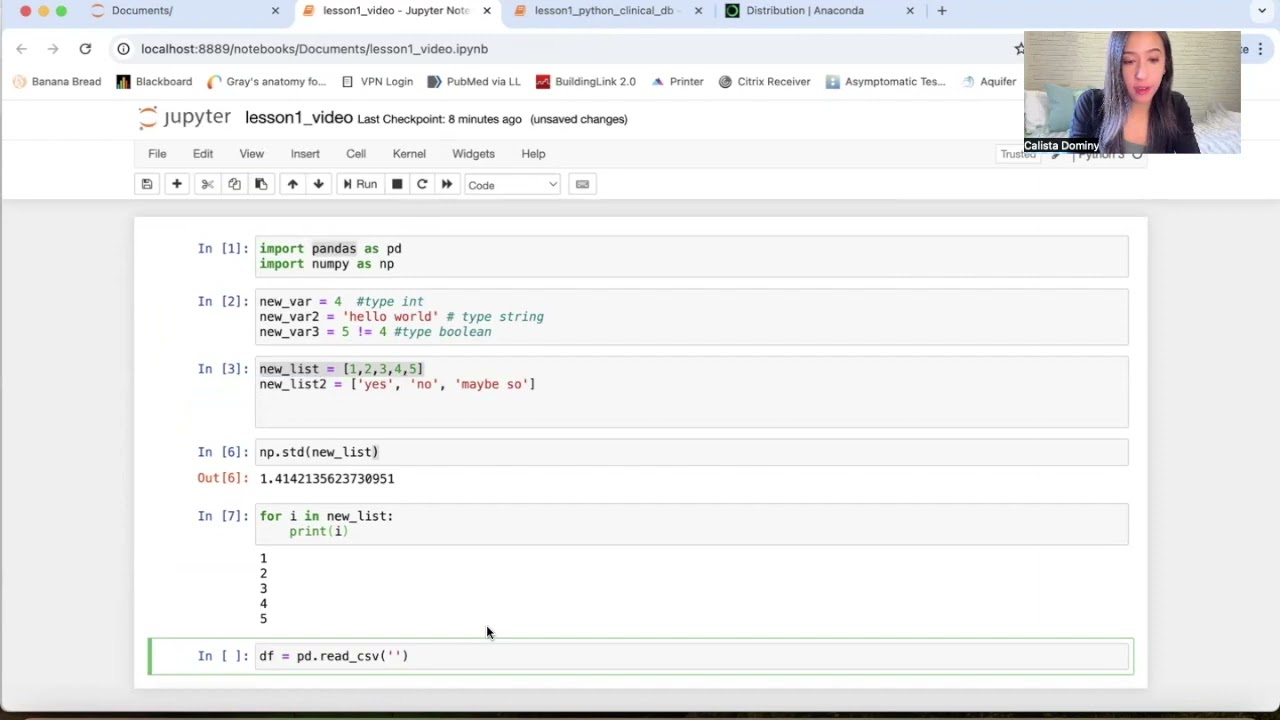 Python for Research || Lesson 1: The Basics