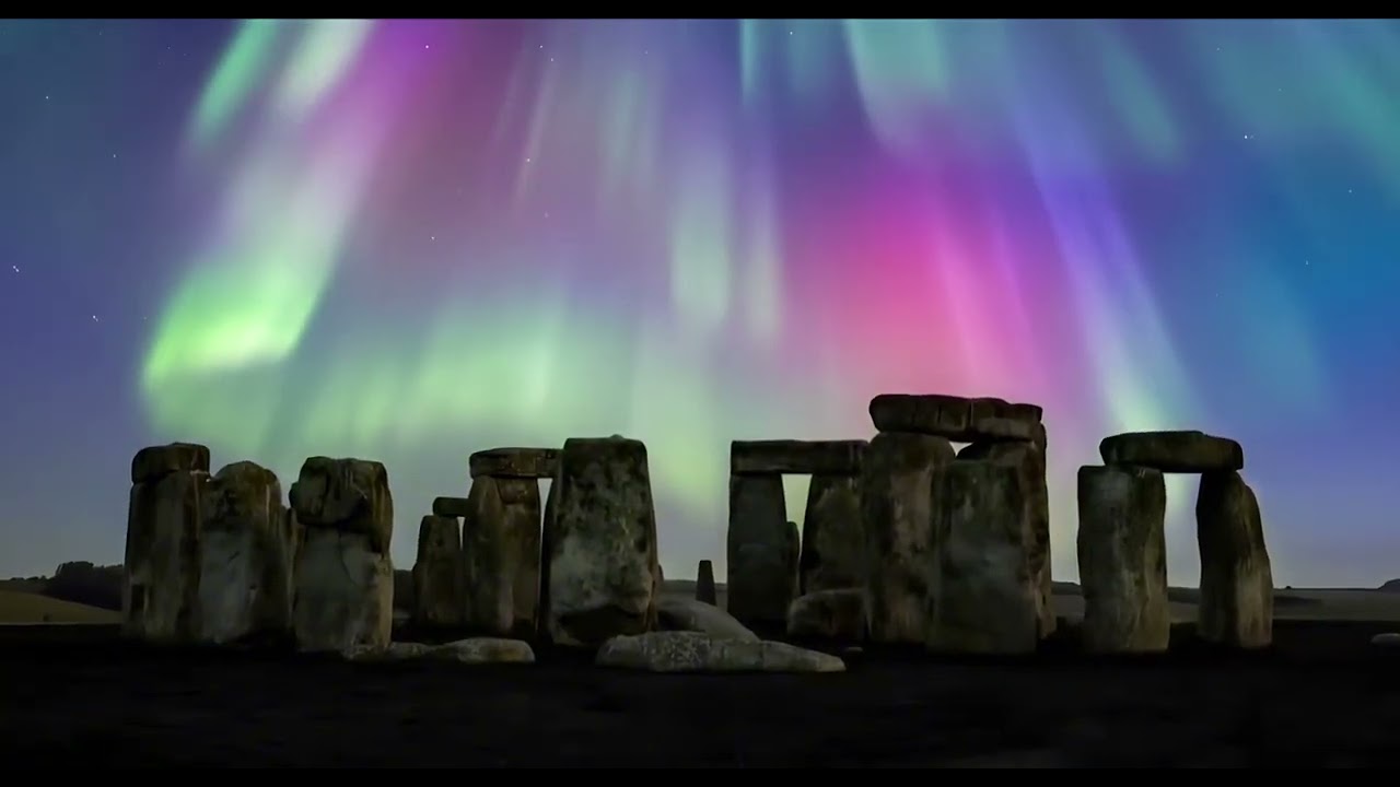JayFX Aurora Borealis over Stonehenge 6 hour Ad Free Sleep Music Vol 2