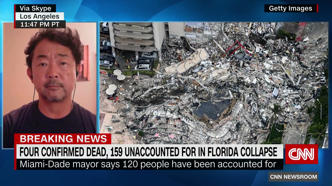 CNN Newsroom | Dr. Kit Miyamoto on the Champlain Towers Collapse