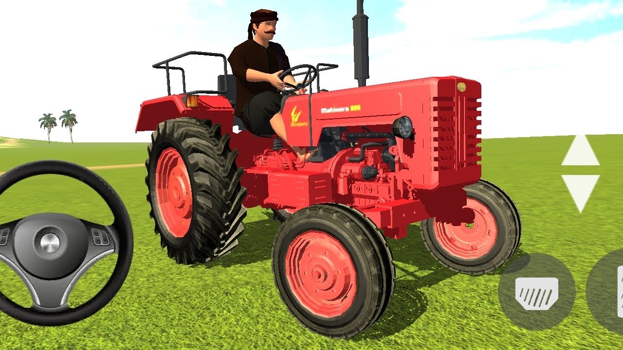 TRANSPORTING tractor driving 3d#fs22 Red Mahindra tractor Offroding Androidgameplay #gta5