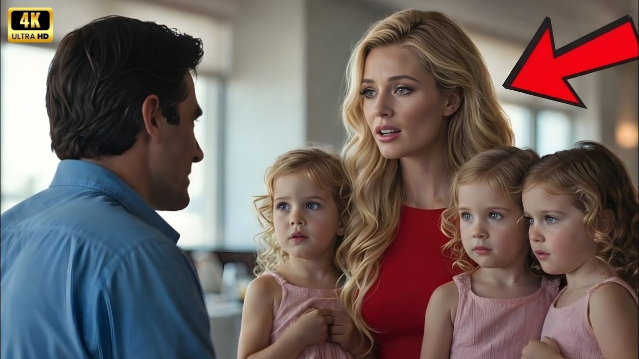 Single dad wasn't told about her triplets before the date—his reaction shocks the entire restaurant