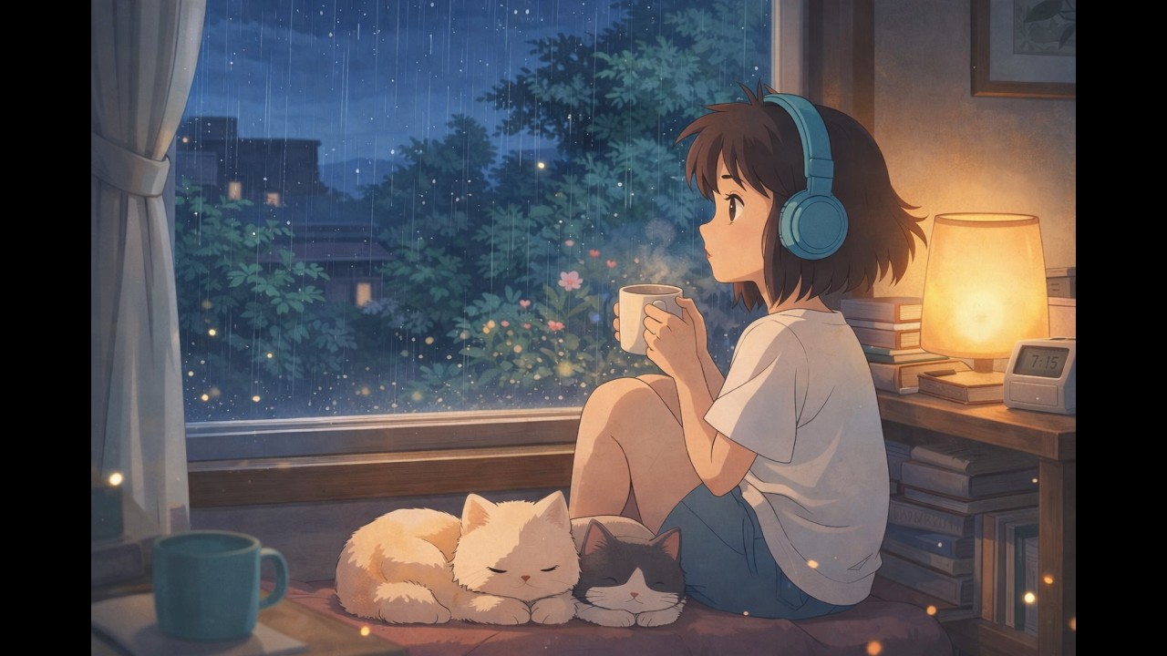 Rain on the Glass - Chill lofi (free use - no copy)