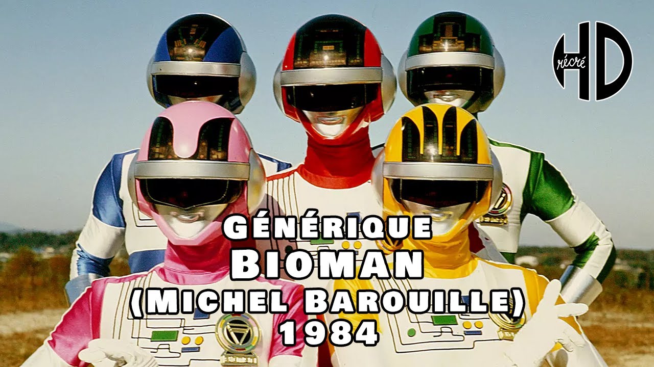 Générique de Bioman (超電子バイオマン) (Michel Barouille) - 1984 - HD