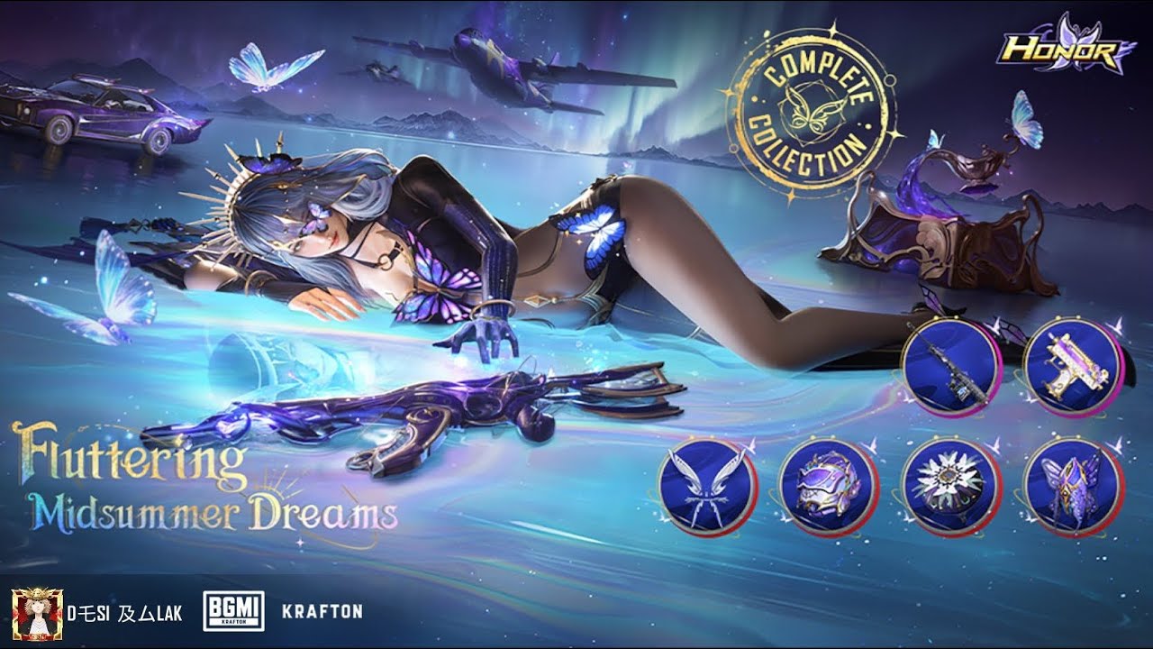 40K UC Fluttering midsummer dreams | new HONOR COLLECTION | Full video out now @desibalakplays 