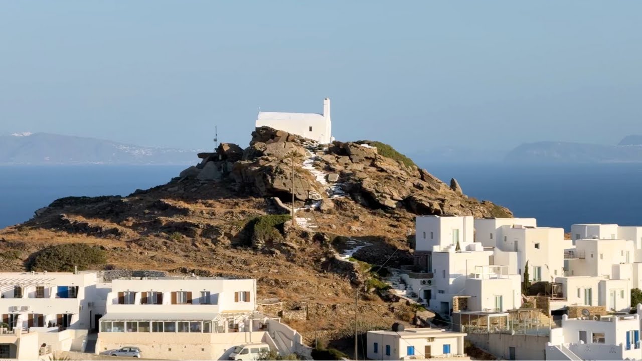 Exploring beautiful Greek island of Ios